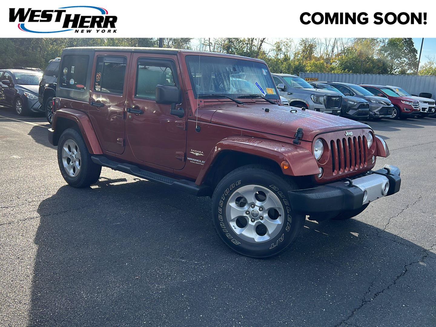 Used 2014 Jeep Wrangler Unlimited Sahara w/ Max Tow Package AWD/4WD image 1