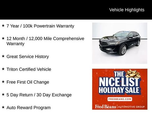 Certified 2023 Acura MDX SH-AWD w/ Advance Package image 3