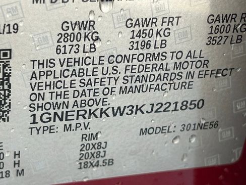 Used 2019 Chevrolet Traverse Premier w/ Driver Confidence II Package image 56