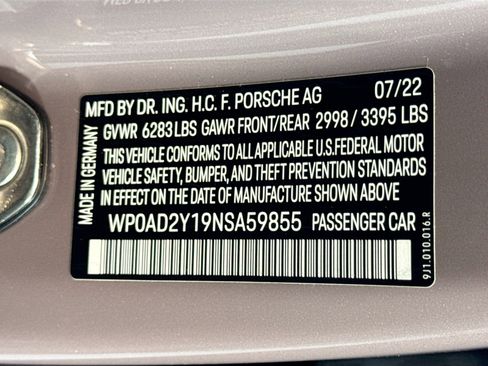 Certified 2022 Porsche Taycan GTS w/ Premium Package (P6U) image 26