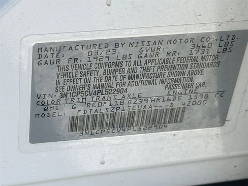 Certified 2023 Nissan Kicks SV w/ Exterior Package image 11