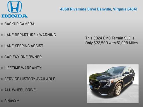 Used 2024 GMC Terrain SLE AWD/4WD image 12