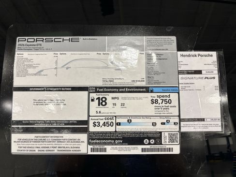 New 2026 Porsche Cayenne GTS AWD/4WD image 37