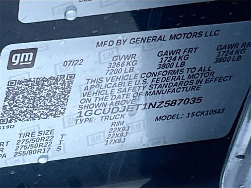 Used 2022 Chevrolet Silverado 1500 High Country w/ High Country Premium Package image 34