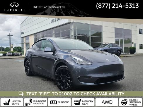 Used 2021 Tesla Model Y Long Range AWD/4WD image 1