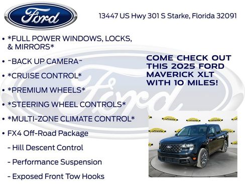 New 2025 Ford Maverick XLT w/ XLT Luxury Package image 10