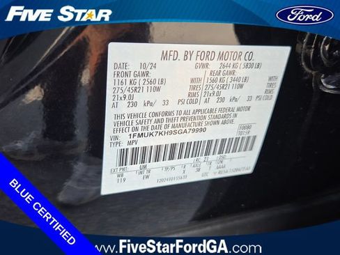 Certified 2025 Ford Explorer ST-Line w/ Premium Package RWD image 7