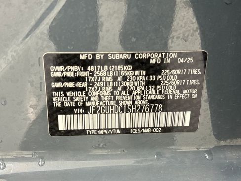 Certified 2025 Subaru Crosstrek 2.0i Premium image 28