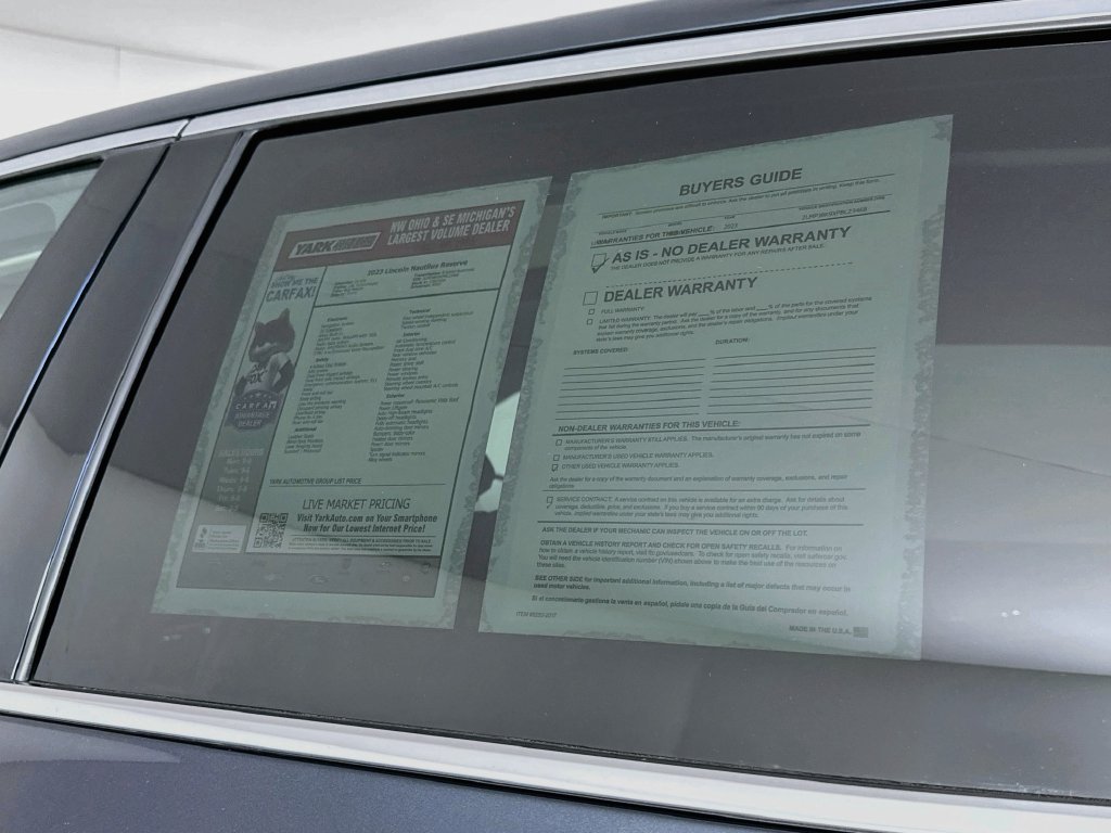 Used 2023 Lincoln Nautilus Reserve w/ Equipment Group 201A AWD/4WD image 14