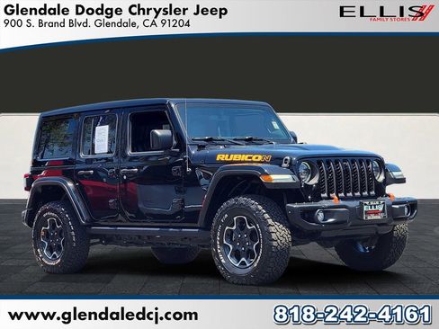 Used 2023 Jeep Wrangler Unlimited Rubicon 4xe w/ Steel Bumper Group AWD/4WD image 1