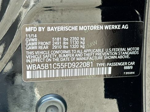 Used 2015 BMW 535i Sedan RWD image 37