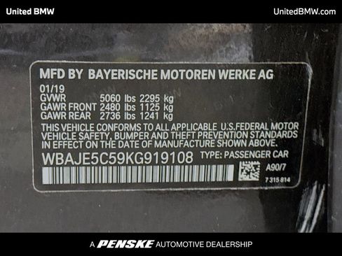 Used 2019 BMW 540i image 15