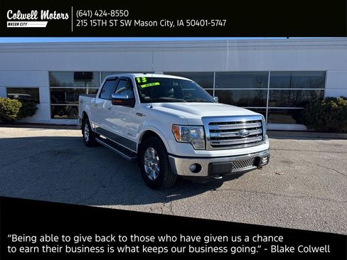 Used 2013 Ford F150 Lariat w/ Lariat Chrome Pkg image 1