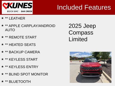 Used 2025 Jeep Compass Limited AWD/4WD image 2