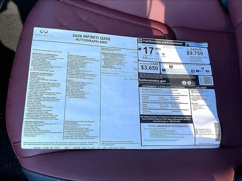 New 2026 INFINITI QX80 Autograph image 20