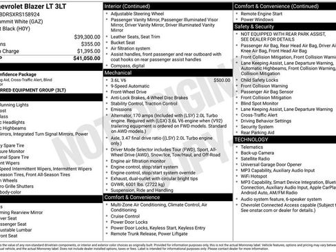 Certified 2024 Chevrolet Blazer LT image 6