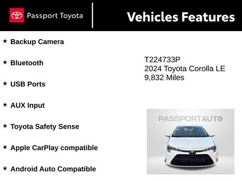 Used 2024 Toyota Corolla LE image 9