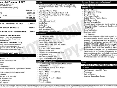 Used 2018 Chevrolet Equinox LT AWD/4WD image 3