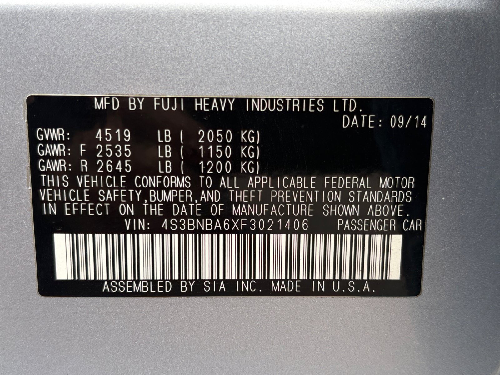 Used 2015 Subaru Legacy 2.5i AWD/4WD image 32
