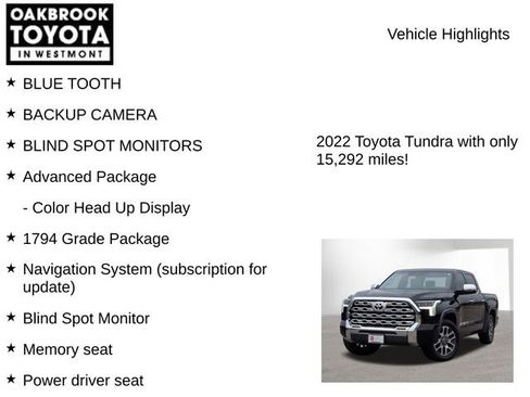 Used 2022 Toyota Tundra 1794 Edition image 7