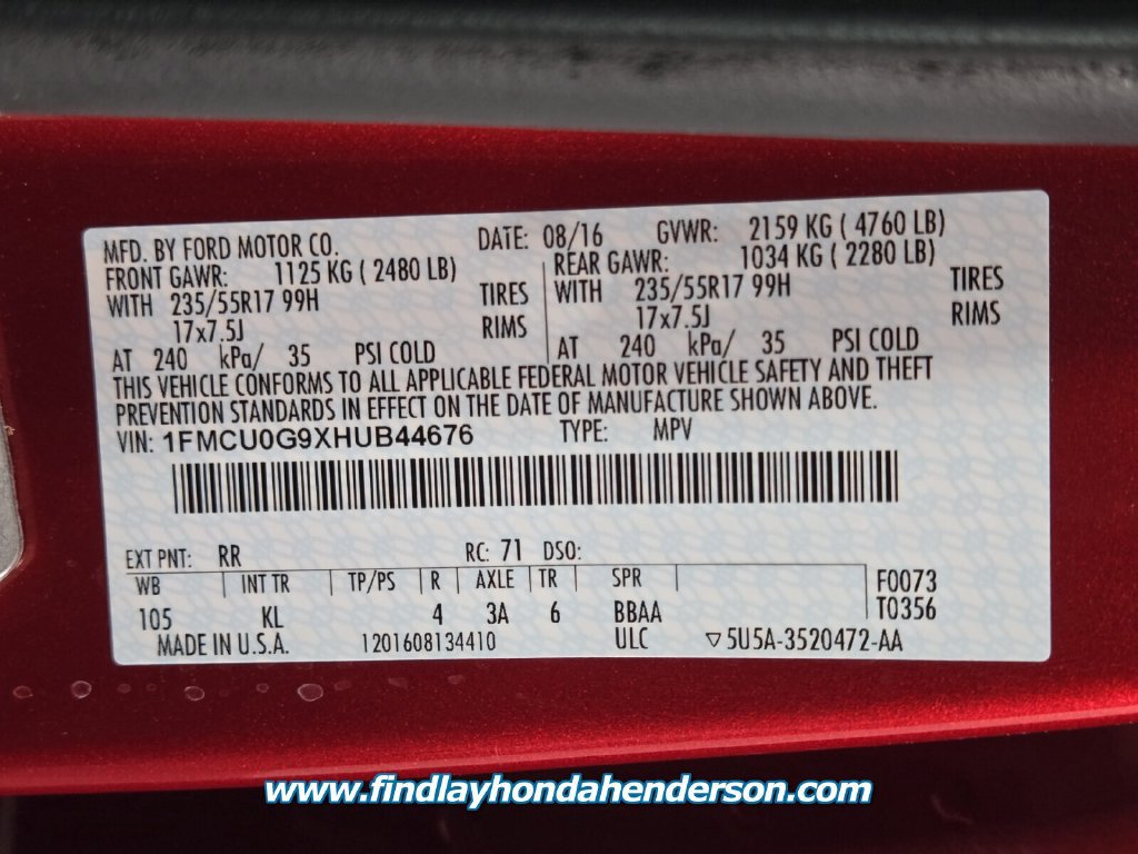 Used 2017 Ford Escape SE FWD image 13