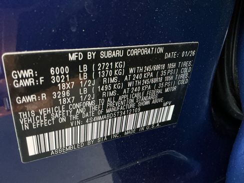 Certified 2026 Subaru Ascent Premium AWD/4WD image 38