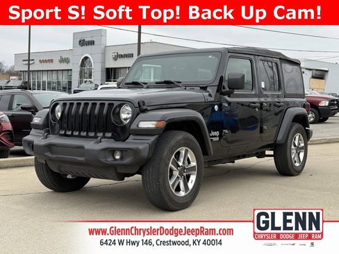 Used 2021 Jeep Wrangler Unlimited Sport image 1