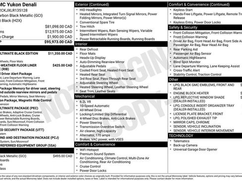 Used 2020 GMC Yukon Denali w/ Denali Ultimate Black Edition image 8