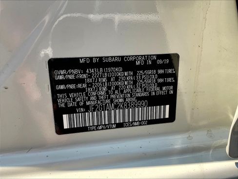 Used 2019 Subaru Crosstrek 2.0i Limited AWD/4WD image 18