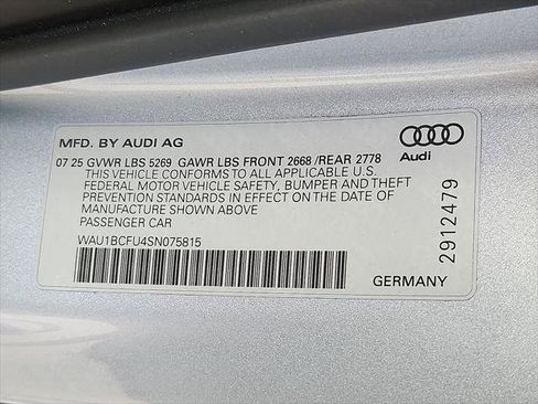 Certified 2025 Audi A5 2.0T Premium w/ Convenience Package AWD/4WD image 27