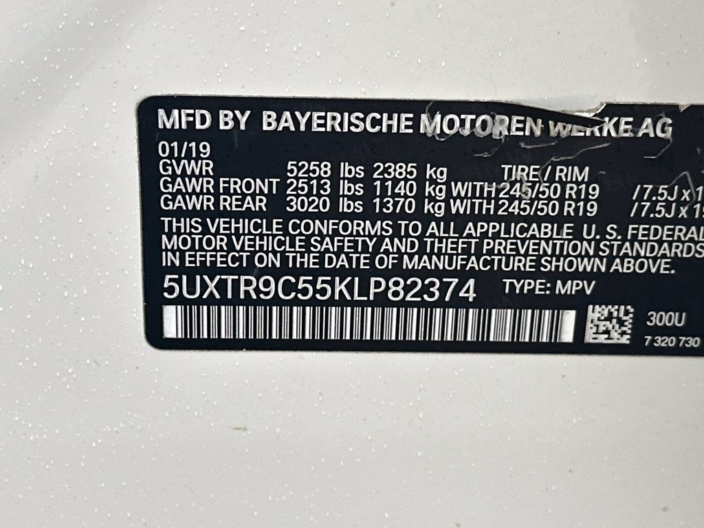 Used 2019 BMW X3 xDrive30i w/ Executive Package AWD/4WD image 35