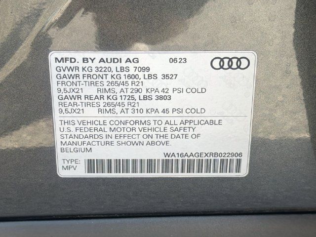 Used 2024 Audi Q8 e-tron Prestige w/ Prestige Package AWD/4WD image 46