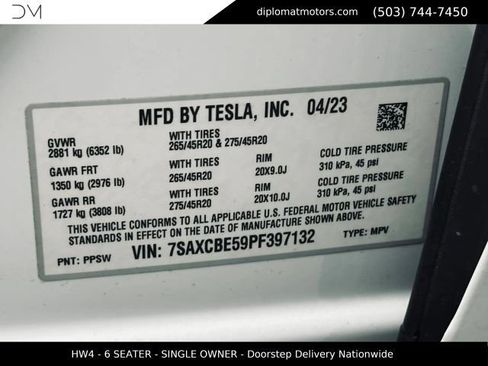 Used 2023 Tesla Model X AWD/4WD image 47