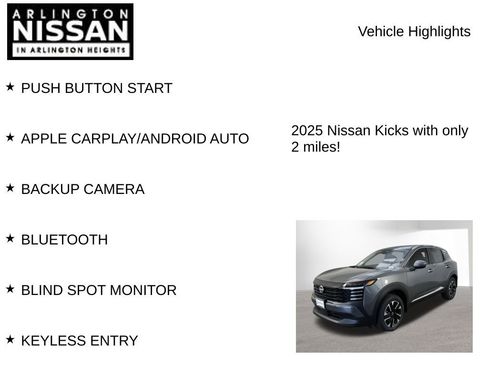 New 2025 Nissan Kicks SV image 7