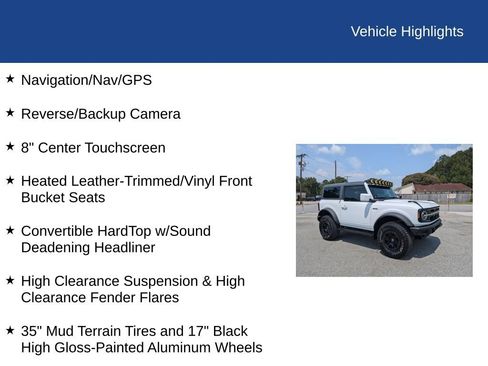 Used 2021 Ford Bronco Outer Banks w/ Sasquatch Package AWD/4WD image 29