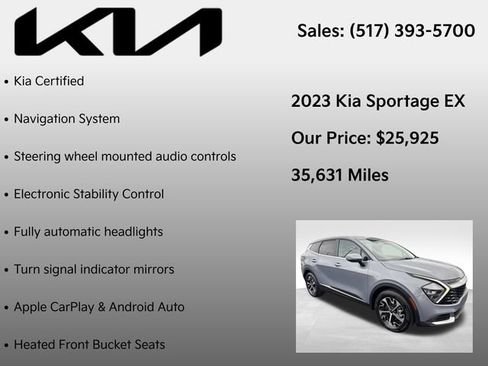 Used 2023 Kia Sportage EX FWD image 7