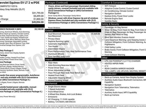 New 2026 Chevrolet Equinox EV LT w/ Convenience Package II FWD image 11