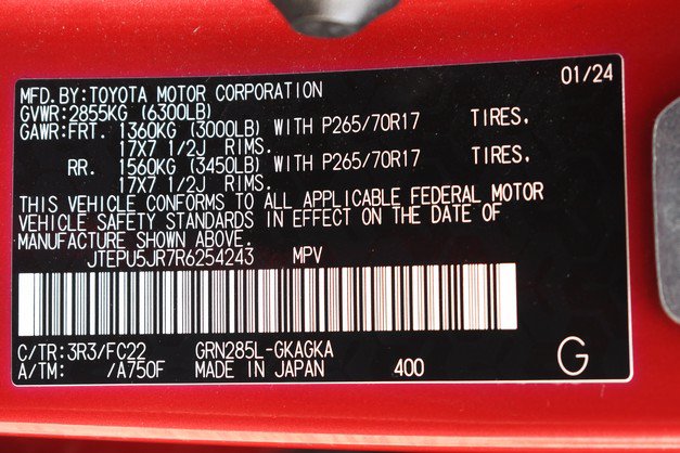 Certified 2024 Toyota 4Runner TRD Off-Road AWD/4WD image 33