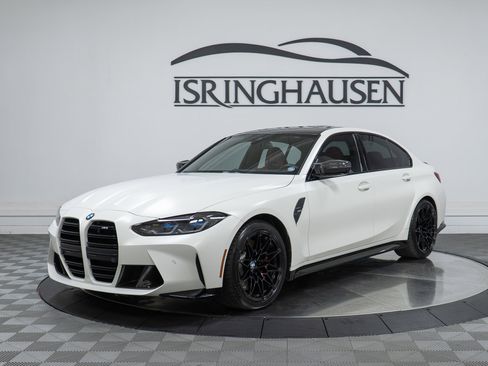 Used 2023 BMW M3 w/ M Carbon Exterior Package RWD image 1