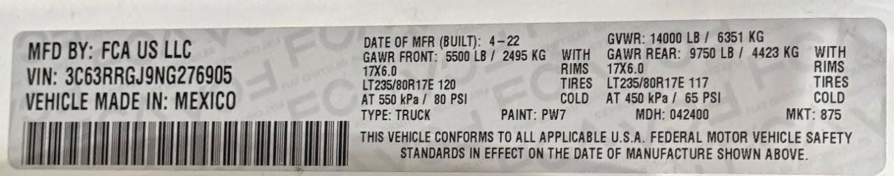 Used 2022 RAM 3500 Tradesman AWD/4WD image 16