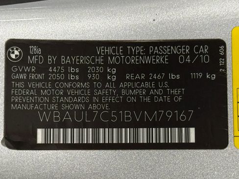 Used 2011 BMW 128i Convertible image 61