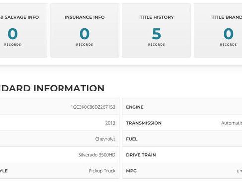 Used 2013 Chevrolet Silverado 3500 LT w/ Convenience Package image 8