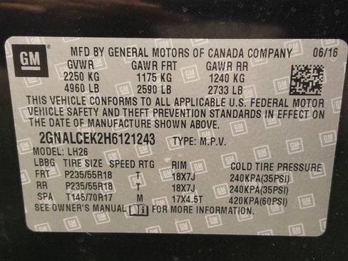 Used 2017 Chevrolet Equinox LT w/ Midnight Edition FWD image 33