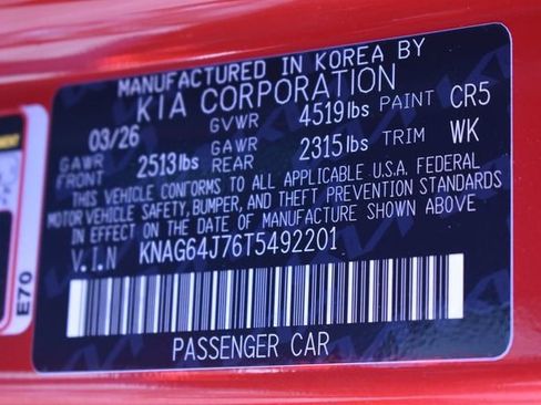 New 2026 Kia K5 GT-Line AWD/4WD image 37