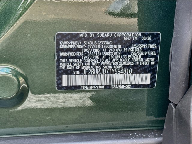 New 2026 Subaru Outback Touring XT AWD/4WD image 25