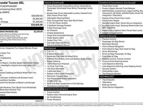 Certified 2023 Hyundai Tucson SEL w/ Convenience Package AWD/4WD image 10