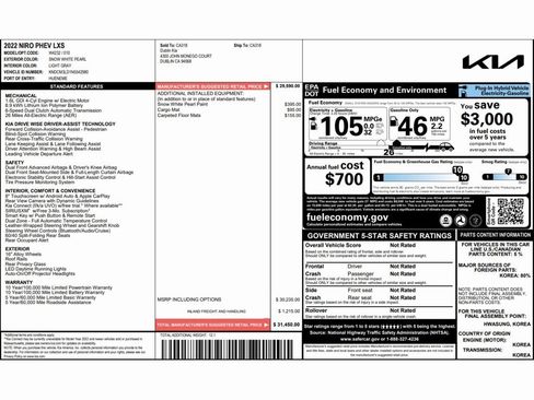 Used 2022 Kia Niro LXS image 2