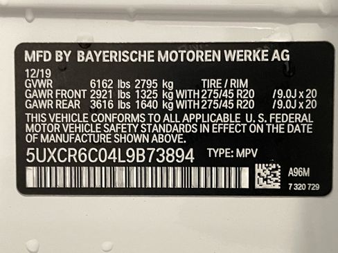 Used 2020 BMW X5 xDrive40i w/ Convenience Package image 26