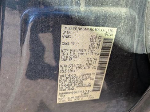 Used 2016 Nissan Frontier SV w/ SV Value Truck Package image 18