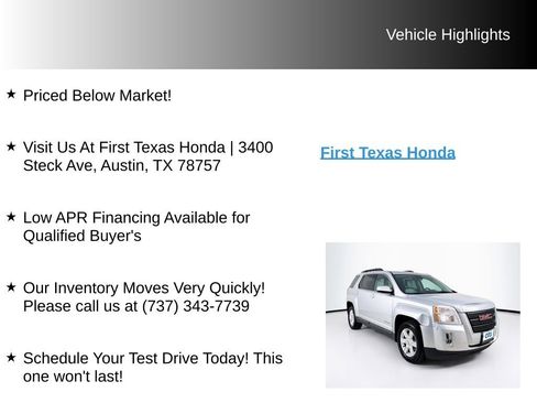 Used 2013 GMC Terrain SLT FWD image 9